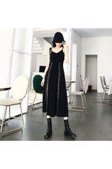 Robe à boucles métalliques punk et gothique