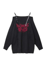 Pull surdimensionné Fall Rebel's Script