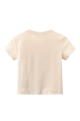 Baumwoll-T-Shirt im Retro-Ästhetik-Stil