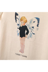 Baumwoll-T-Shirt im Retro-Ästhetik-Stil