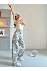 Retro Camouflage Cargo Pants