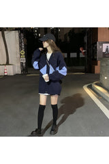 Fall Retro Collage Cardigan