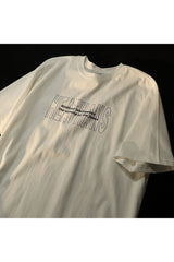 Retro Couple Letter Print T-shirt