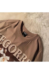 Retro Floral Graphic T-shirt