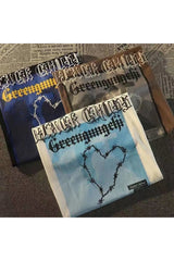 Kurzarm-T-Shirt „Retro Love“