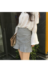 Retro Plaid Mini Skirt