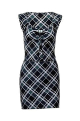 Ensemble deux pièces à carreaux rétro