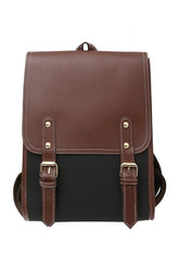 Retro Pu Leather Backpack