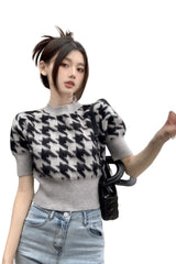 Retro Puff Sleeve Chic Top