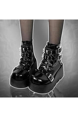 Rivet Platform Punk Boots