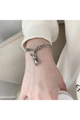 Roboter-Kaninchen-Charm-Armband