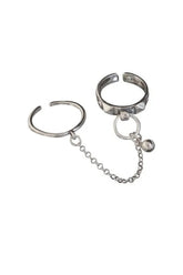 Bague géométrique ronde