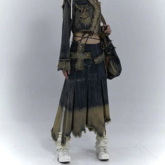 Rustic Shadows Jeansrock