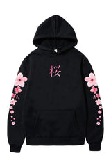 Fall Sakura Graphic Hoodie