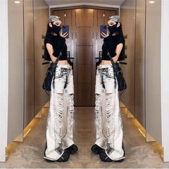 Shattered Chaos Ripped Jeans