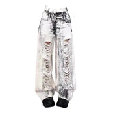 Zerrissene Jeans „Shattered Chaos“