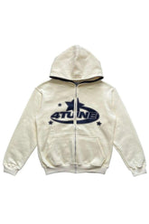 Herbstliche Hoodies mit Stern-Buchstaben-Print im Y2K-Stil