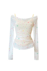 Starlight Whisper Off-Shoulder Top