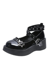 Starry Goth Mary Janes mit Plateau