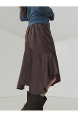 Gerader knielanger Rock