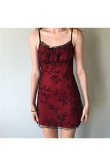 Mini-robe à bretelles