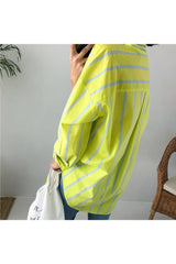 Hemd mit gestreiften Ärmeln