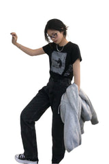 Stylish Asymmetrical Crop Top