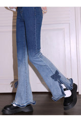 Sweet Bow Flare Jeans