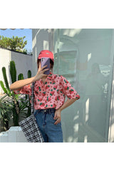 Süßes Hemd mit koreanischem Aufdruck