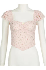 Sweetheart Floral Corset Top
