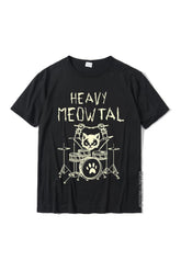 T-Shirt "HEAVY MEOWTAL"