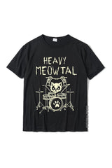 T-Shirt "HEAVY MEOWTAL"