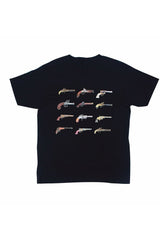 T-Shirt mit Stiefel-Print