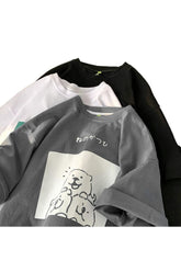 T-Shirt mit Cub-Print