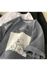 T-Shirt mit Cub-Print