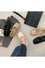 Chaussures Mary Jane à talons épais