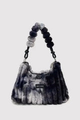 Sac fourre-tout en peluche tie-dye