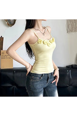 Camisole-Top aus Spitze mit Blumenmuster