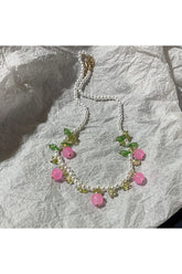 Trendy Fruchtperlenkette