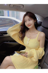 Robe en tricot deux pièces