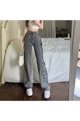 Fall Urban Edge Lace-Up Denim