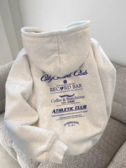 Urban Script Graphic Hoodie