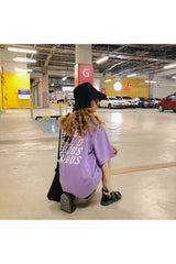 Oversize-T-Shirt im Vaporwave-Stil