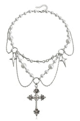 Viktorianische Gothic Rosenkranz Perlenkette