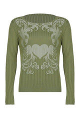 Fall Vintage Casual Knit Sweater