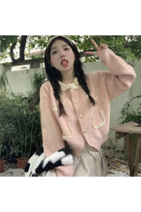 Cardigan en dentelle au charme vintage d'automne