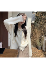 Cardigan en dentelle au charme vintage d'automne