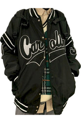 Herbstliche Vintage College Style Jacke