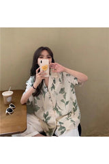 Chemise fleurie vintage