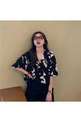 Chemise fleurie vintage